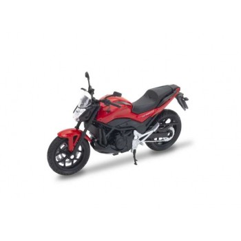 Machetă moto Welly [1:18] - Honda Nc750S - Red/Black